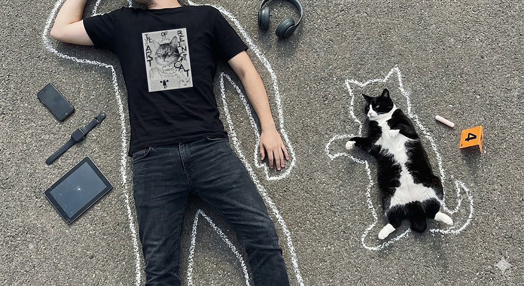 Art of Being a Cat Tee